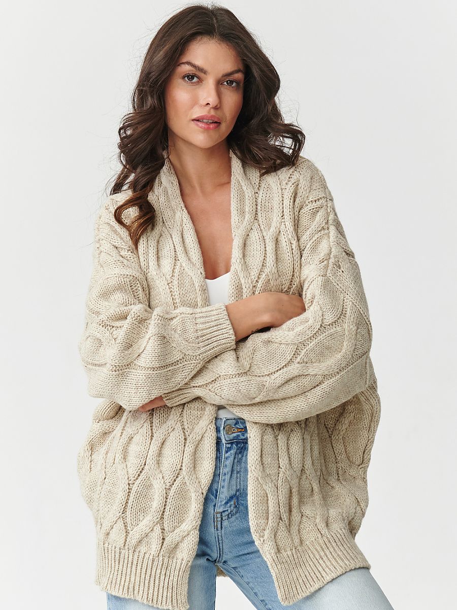 Cardigan model 217409 Makadamia-0