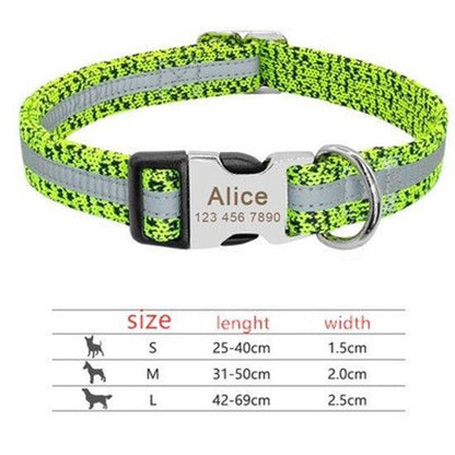 Customizable Pet Identity Collar - The Perfect Blend Of Style And Safety-5
