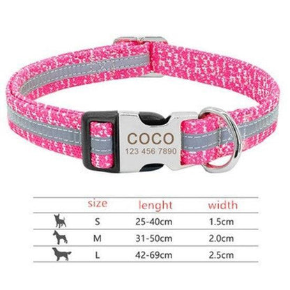 Customizable Pet Identity Collar - The Perfect Blend Of Style And Safety-7