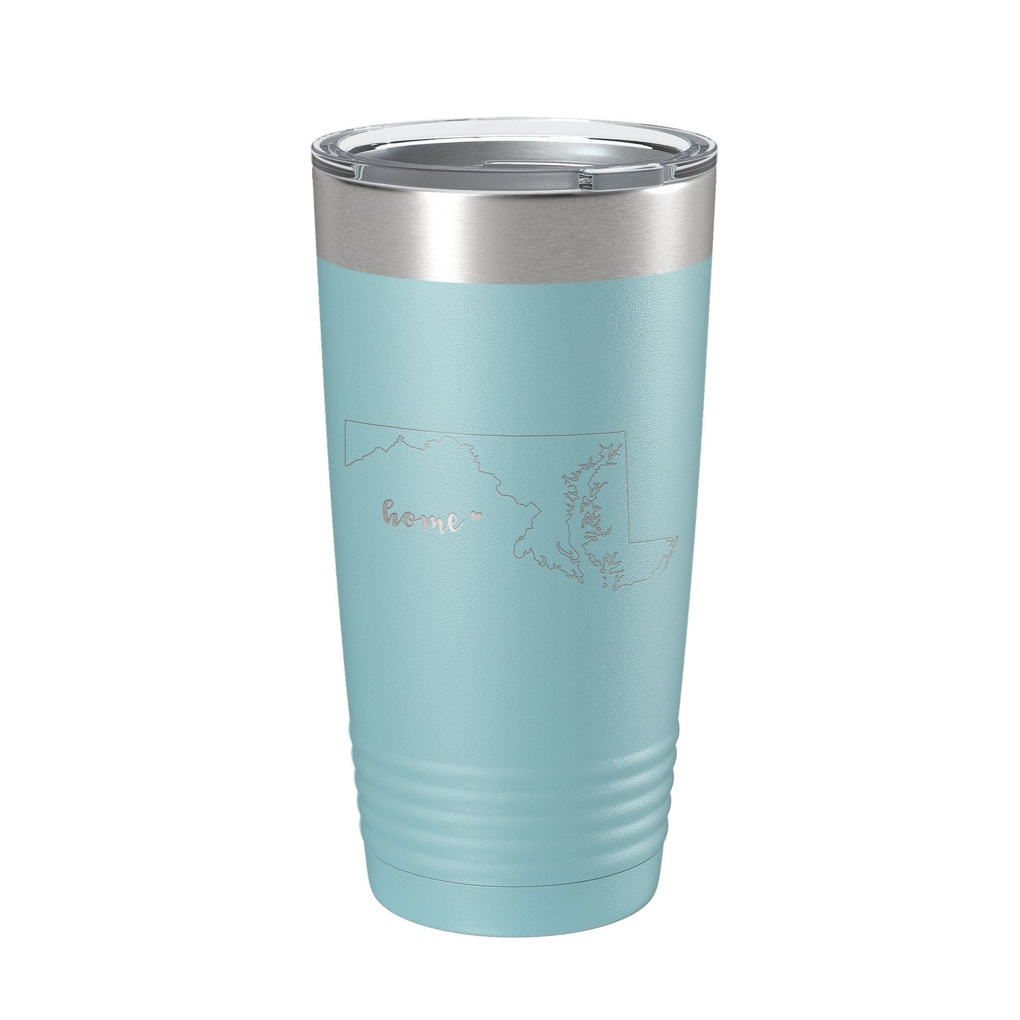 Maryland Tumbler Home State Travel Mug Insulated Laser Engraved Map Coffee Cup 20 oz-13