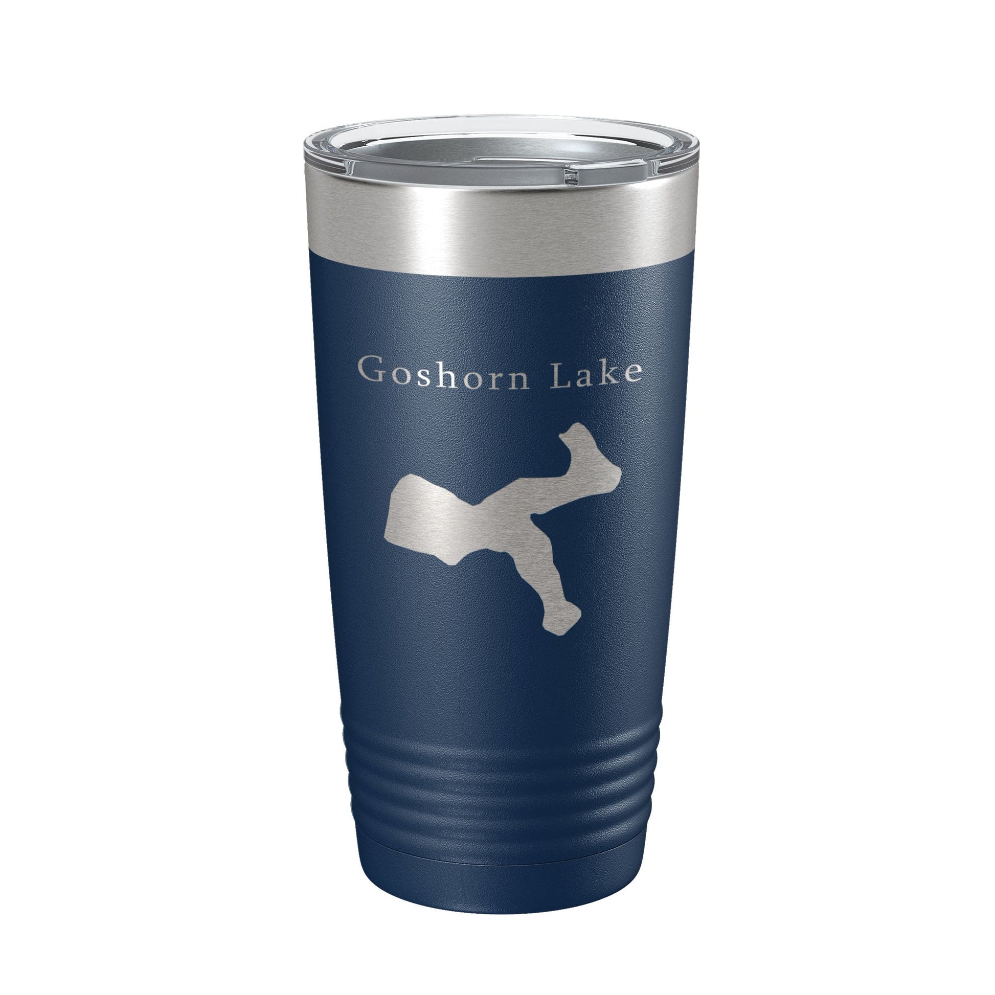 Goshorn Lake Map Tumbler Travel Mug Insulated Laser Engraved Coffee Cup Michigan 20 oz-2