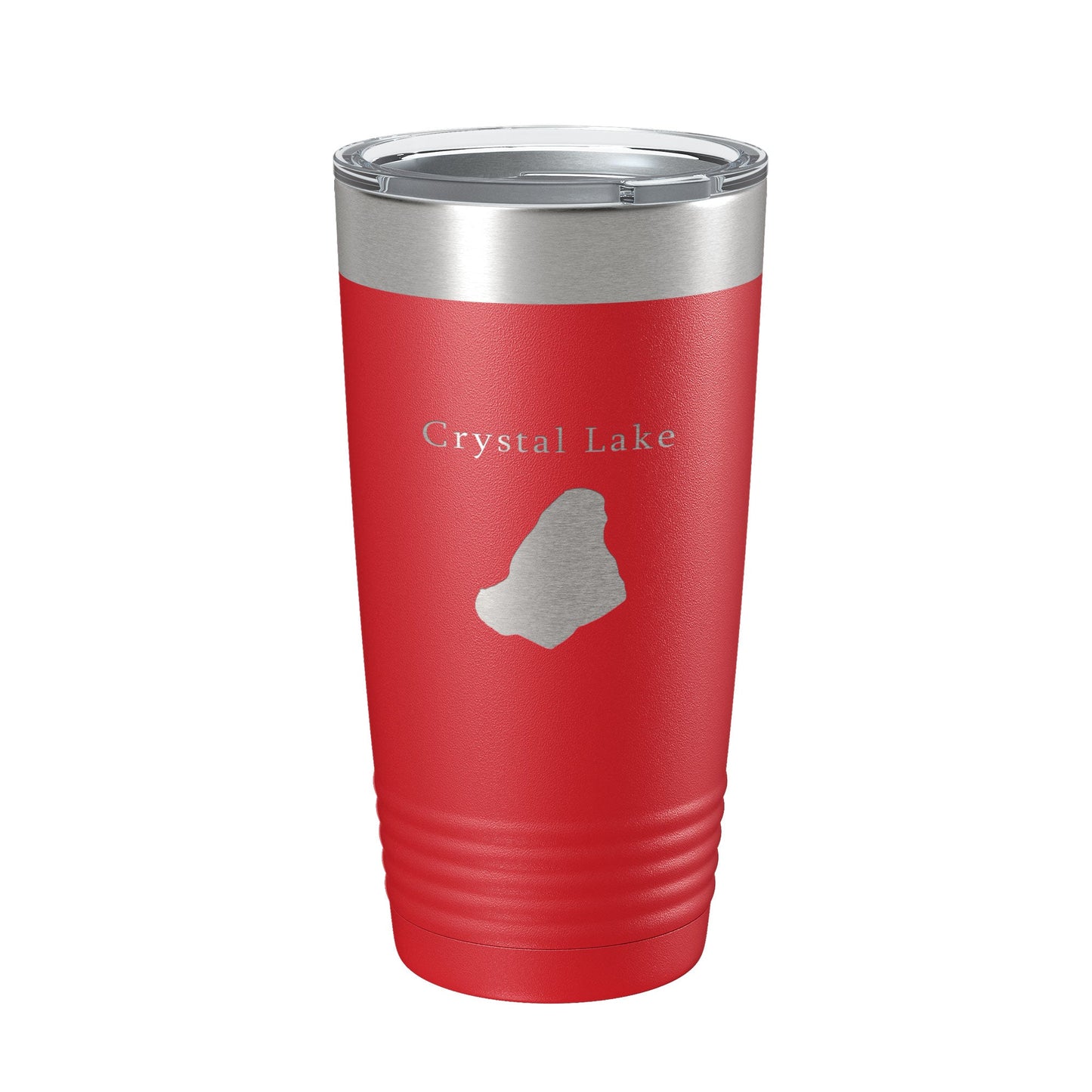Crystal Lake Map Tumbler Travel Mug Insulated Laser Engraved Coffee Cup Massachusetts 20 oz-10