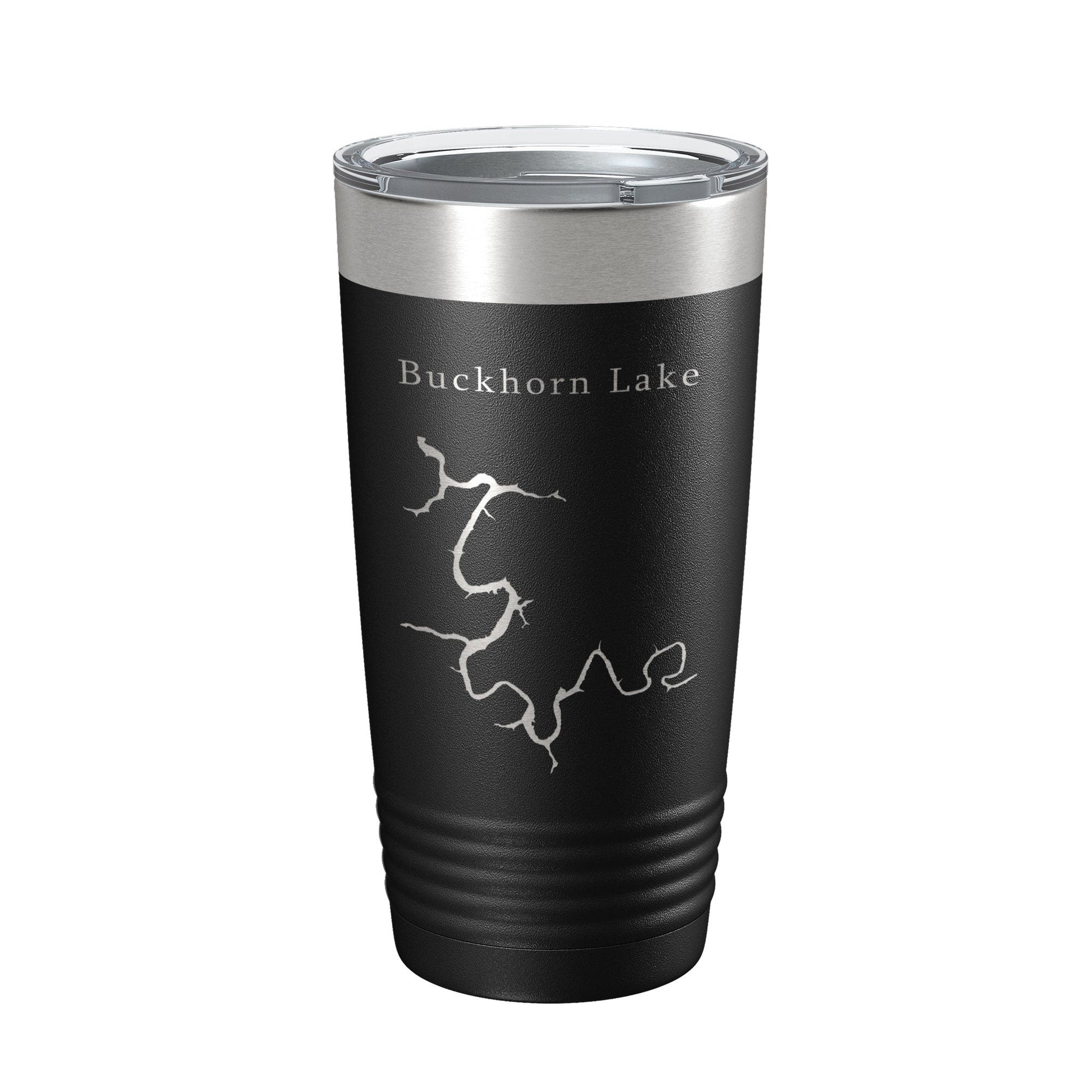 Buckhorn Lake Map Tumbler Travel Mug Insulated Laser Engraved Coffee Cup Kentucky 20 oz-0