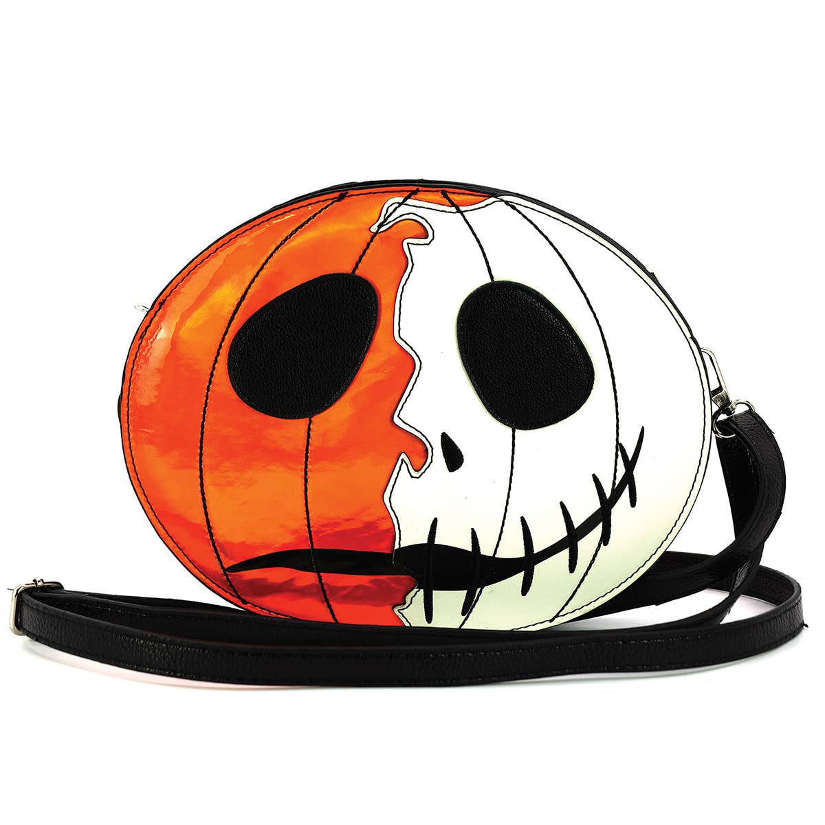 Duo Face Jack-O-Lantern Crossbody Bag-0