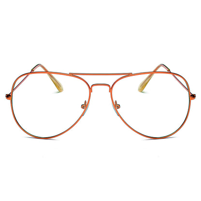 ENID - Trendy Aviator Clear Glasses Lens Sun Glasses-1