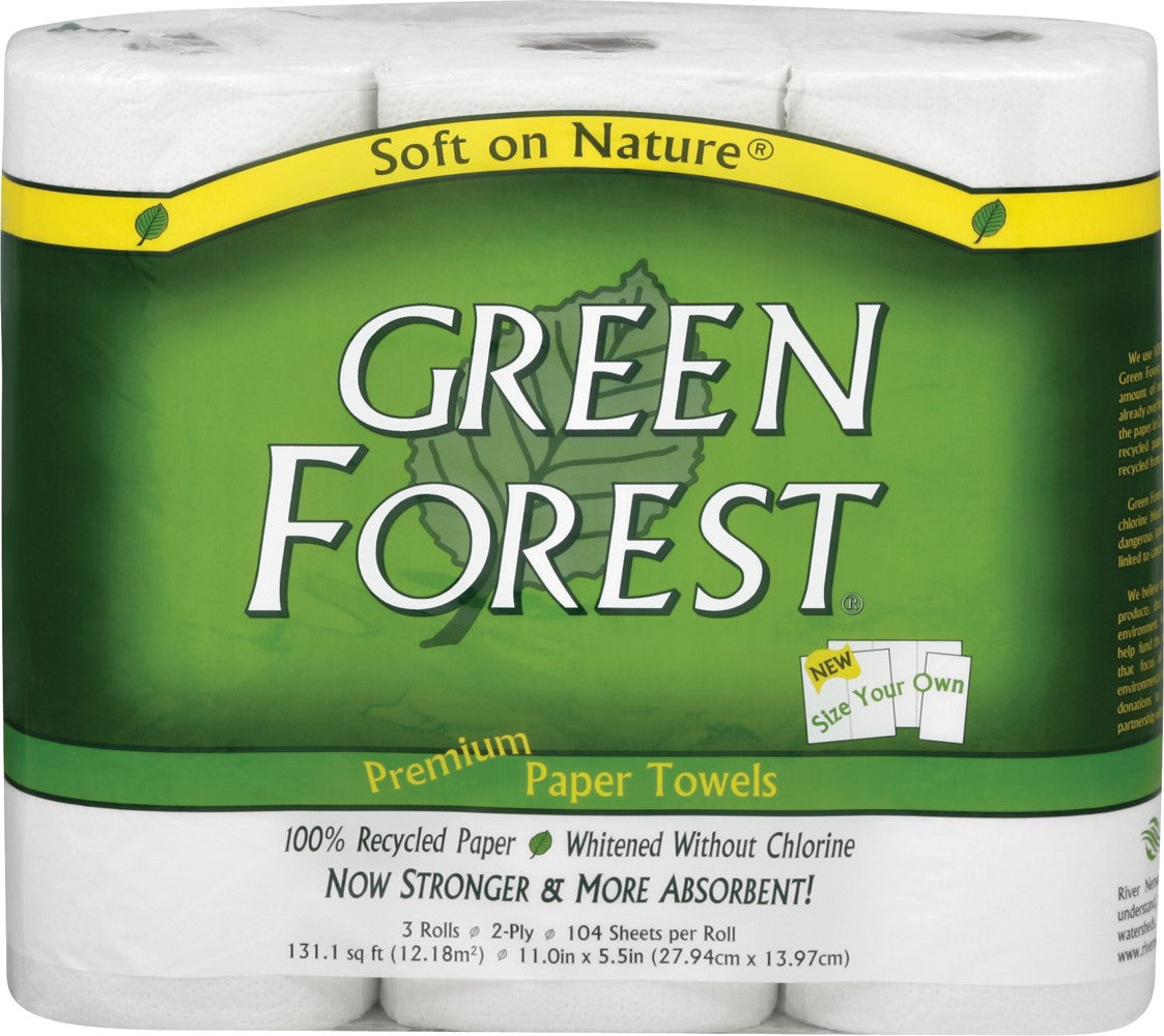 Green Forest Paper Towel Size Your Own (10x3 Pack)-1