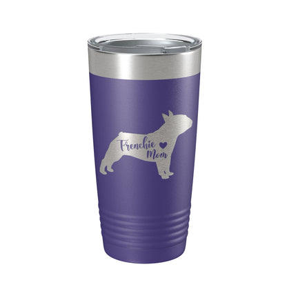 Frenchie Mom Tumbler Dog Travel Mug French Bulldog Gift Insulated Laser Engraved Coffee Cup 20 oz-15