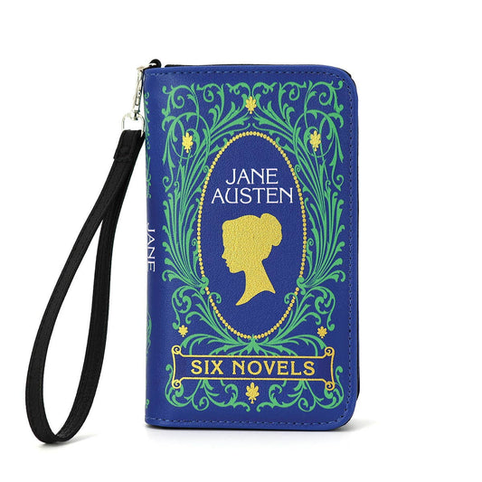 Jane Austen Novels Book Wallet Wristlet-0