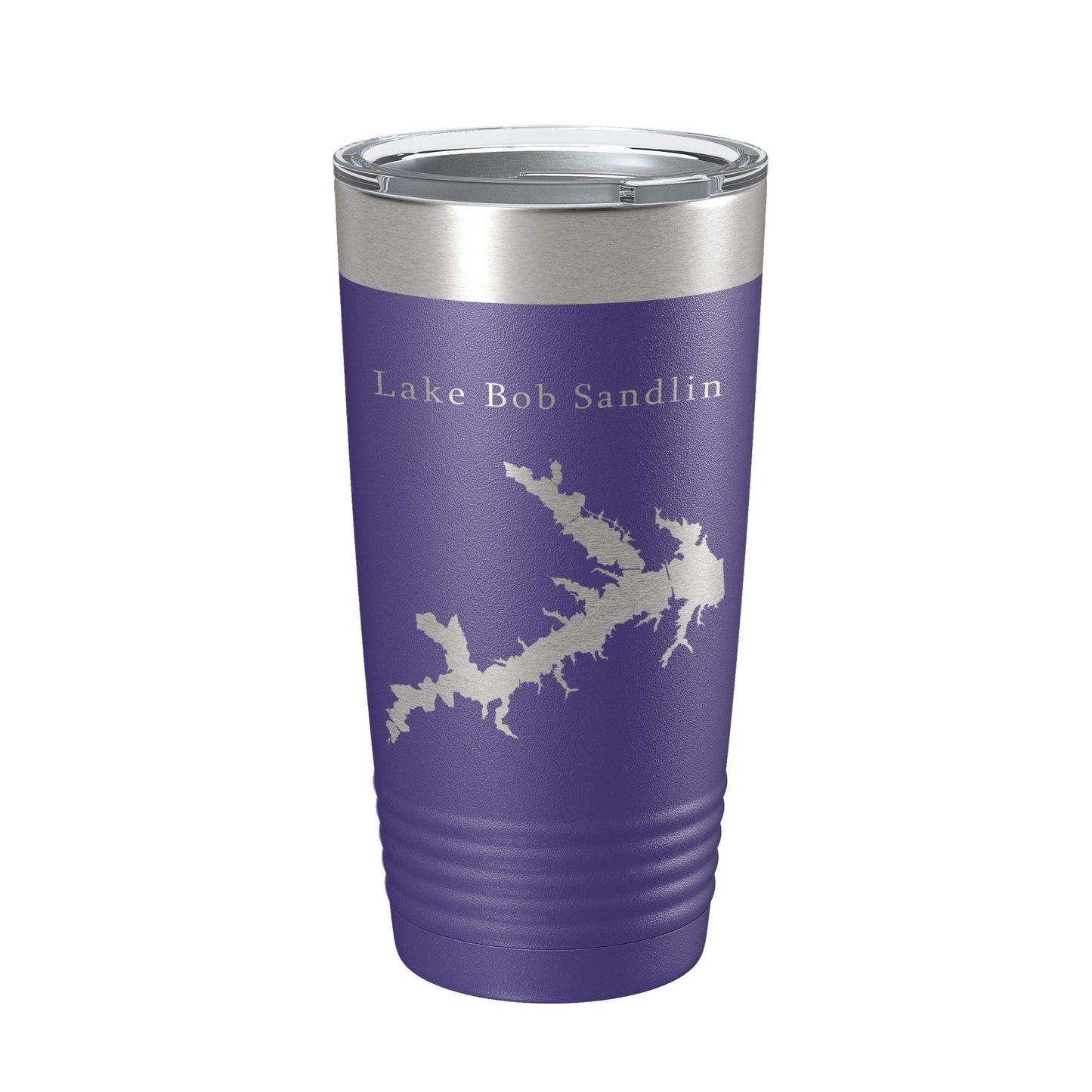 Lake Bob Sandlin Map Tumbler Travel Mug Insulated Laser Engraved Coffee Cup Monticello Reservoir Texas 20 oz-15