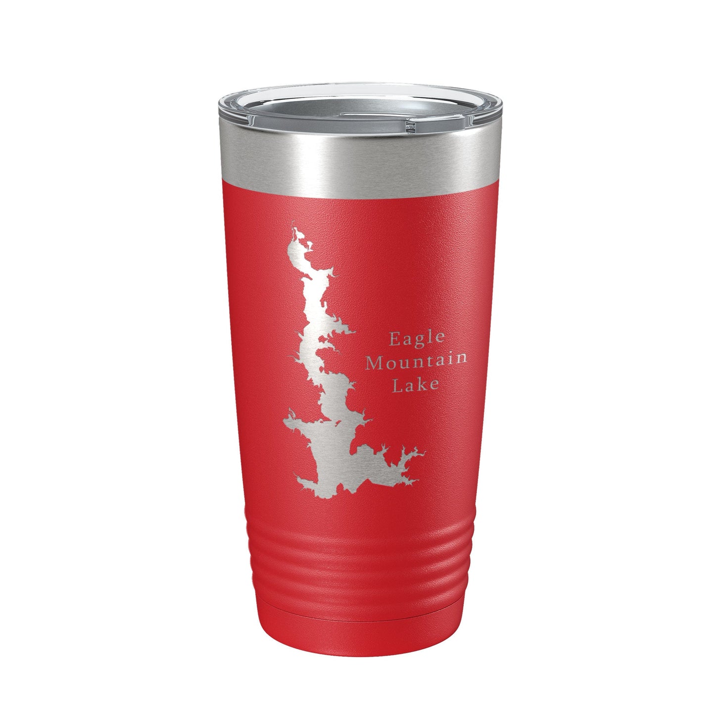 Eagle Mountain Lake Map Tumbler Travel Mug Insulated Laser Engraved Coffee Cup Texas 20 oz-10
