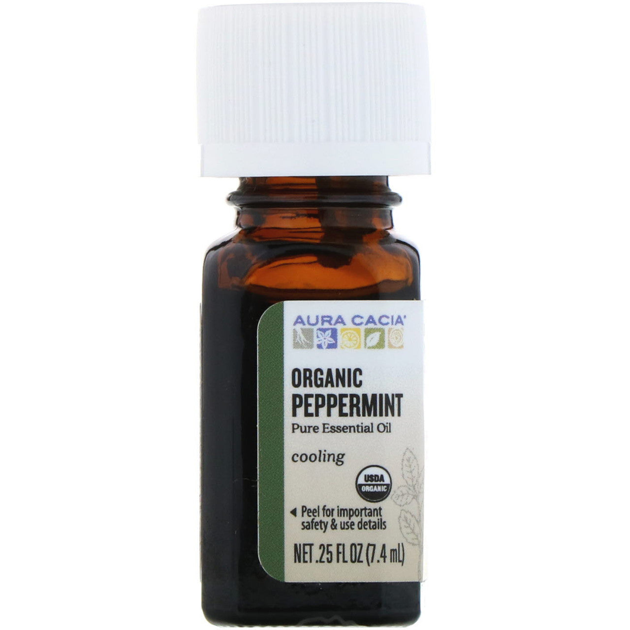 Aura Cacia Peppermint Essential Oil (1x0.25 Oz)-0