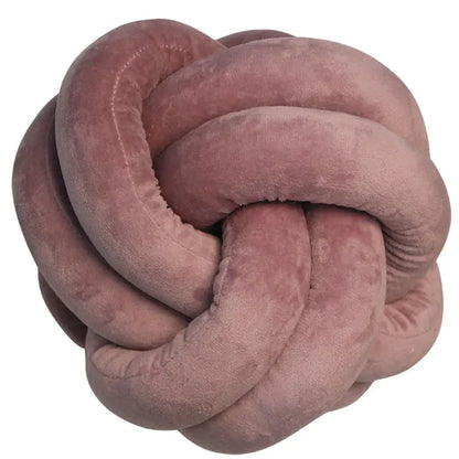Knot Ball Pillow and Twisted Flower Cushion