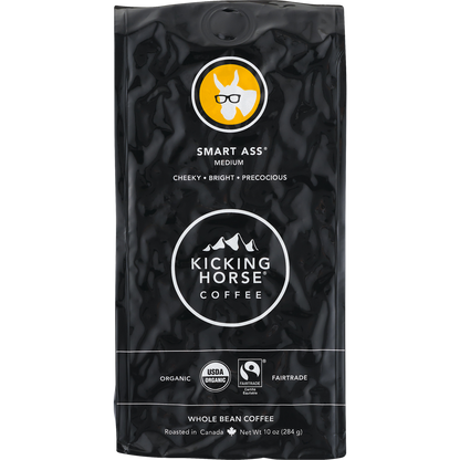 Kicking Horse Whole Bean Coffee Smartass (6x10 OZ)-3