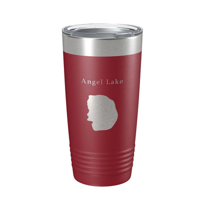 Angel Lake Map Tumbler Travel Mug Insulated Laser Engraved Coffee Cup Nevada 20 oz-18