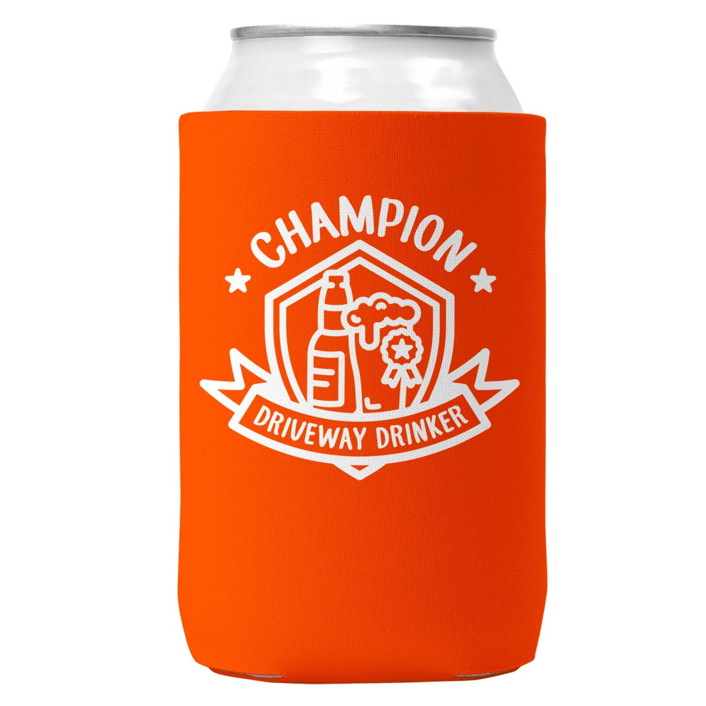 Champion Driveway Drinker Can Coozie Cooler for 12oz Cans-5