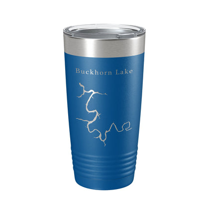 Buckhorn Lake Map Tumbler Travel Mug Insulated Laser Engraved Coffee Cup Kentucky 20 oz-6