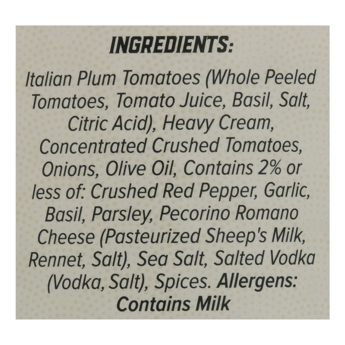 La Famiglia Vodka Pasta Sauce (6x26OZ )-1