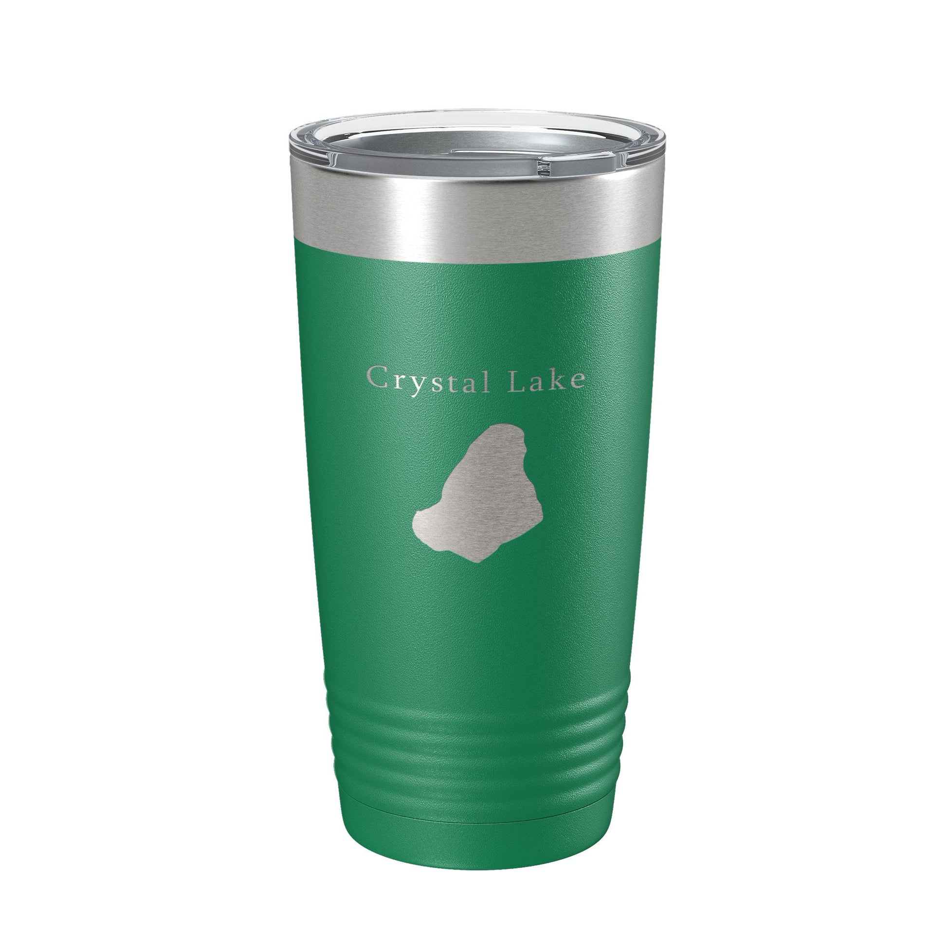 Crystal Lake Map Tumbler Travel Mug Insulated Laser Engraved Coffee Cup Massachusetts 20 oz-9