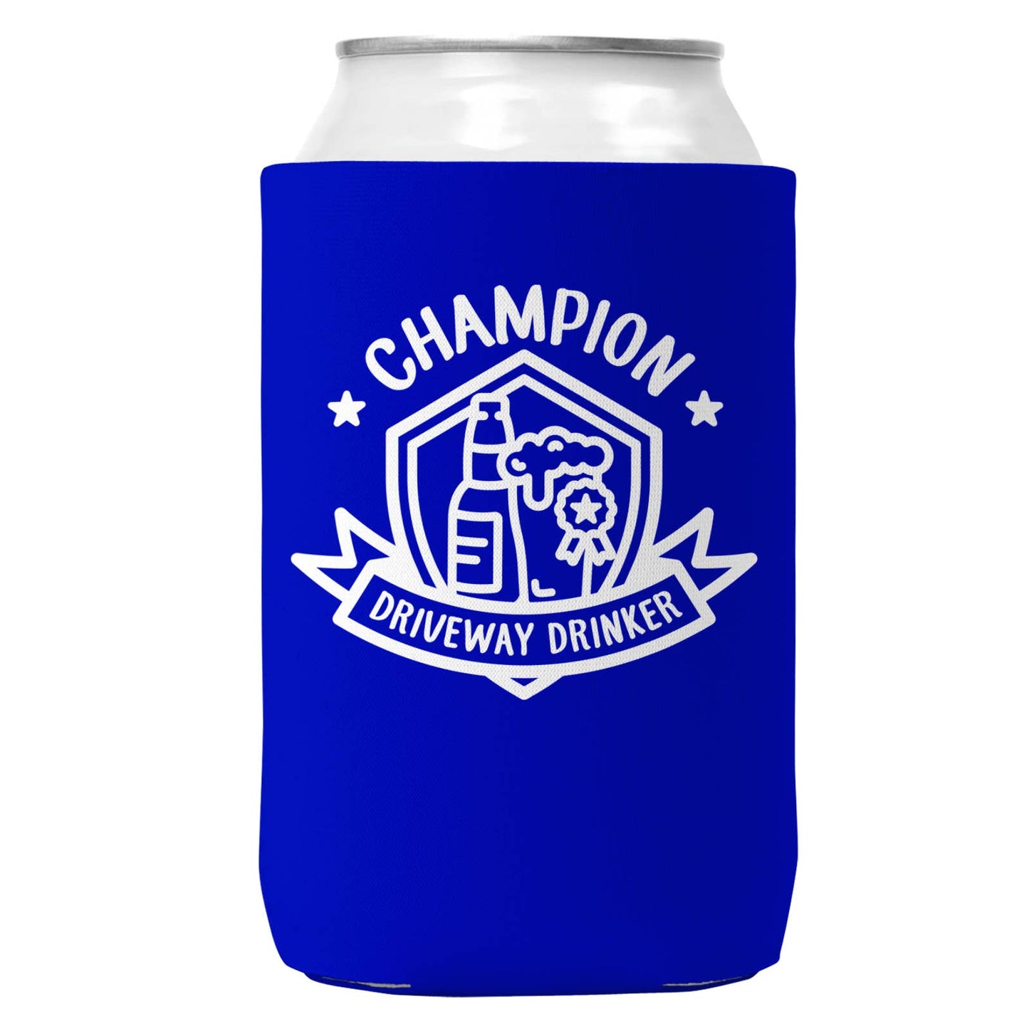 Champion Driveway Drinker Can Coozie Cooler for 12oz Cans-3