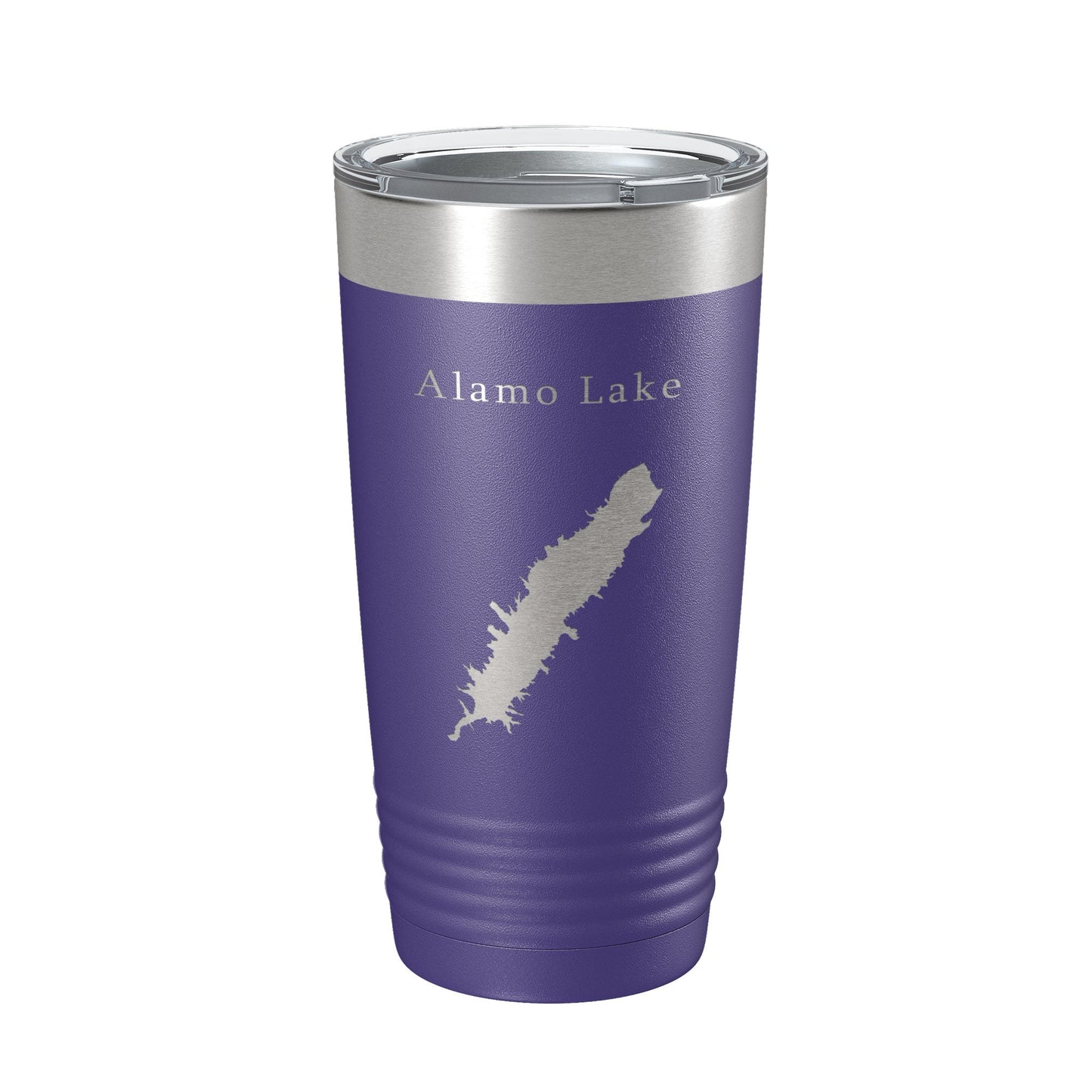 Alamo Lake Map Tumbler Travel Mug Insulated Laser Engraved Coffee Cup Arizona 20 oz-15