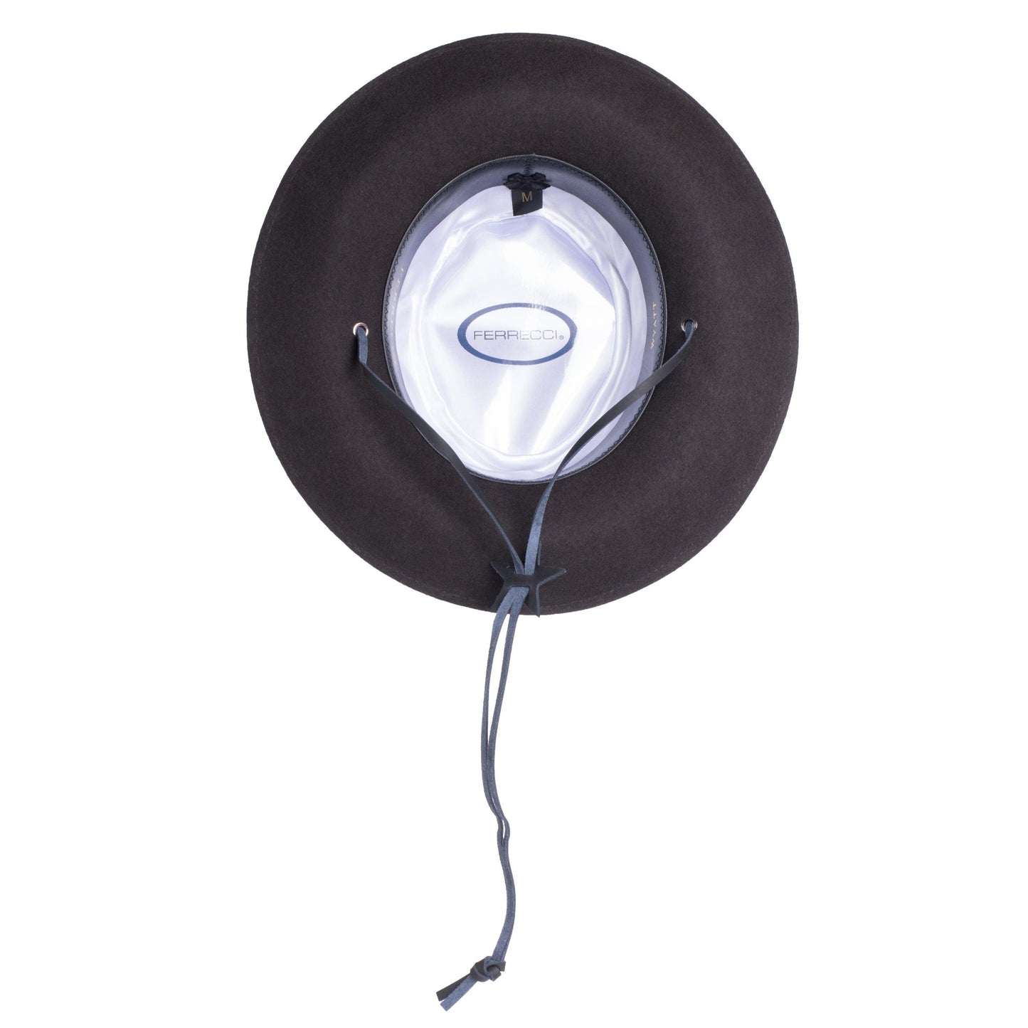 Dark Brown Wide Brim Fedora - Earp-2