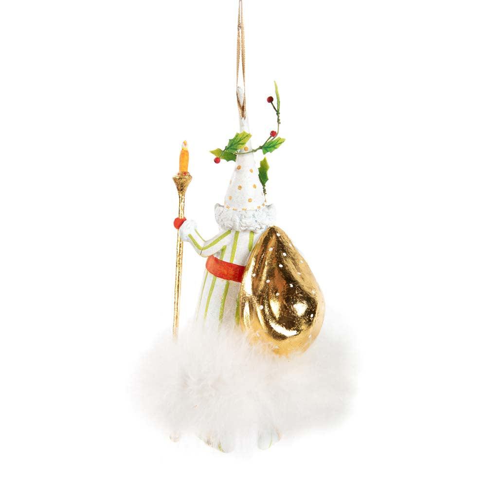 Dash Away Candlelight Santa Ornament by Patience Brewster-1