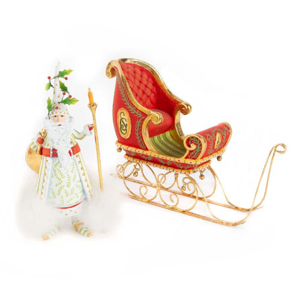 Dash Away Candlelight Santa Ornament by Patience Brewster-3