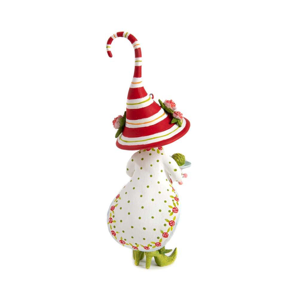 Dash Away Mrs. Santa's Elf Ornament by Patience Brewster-1