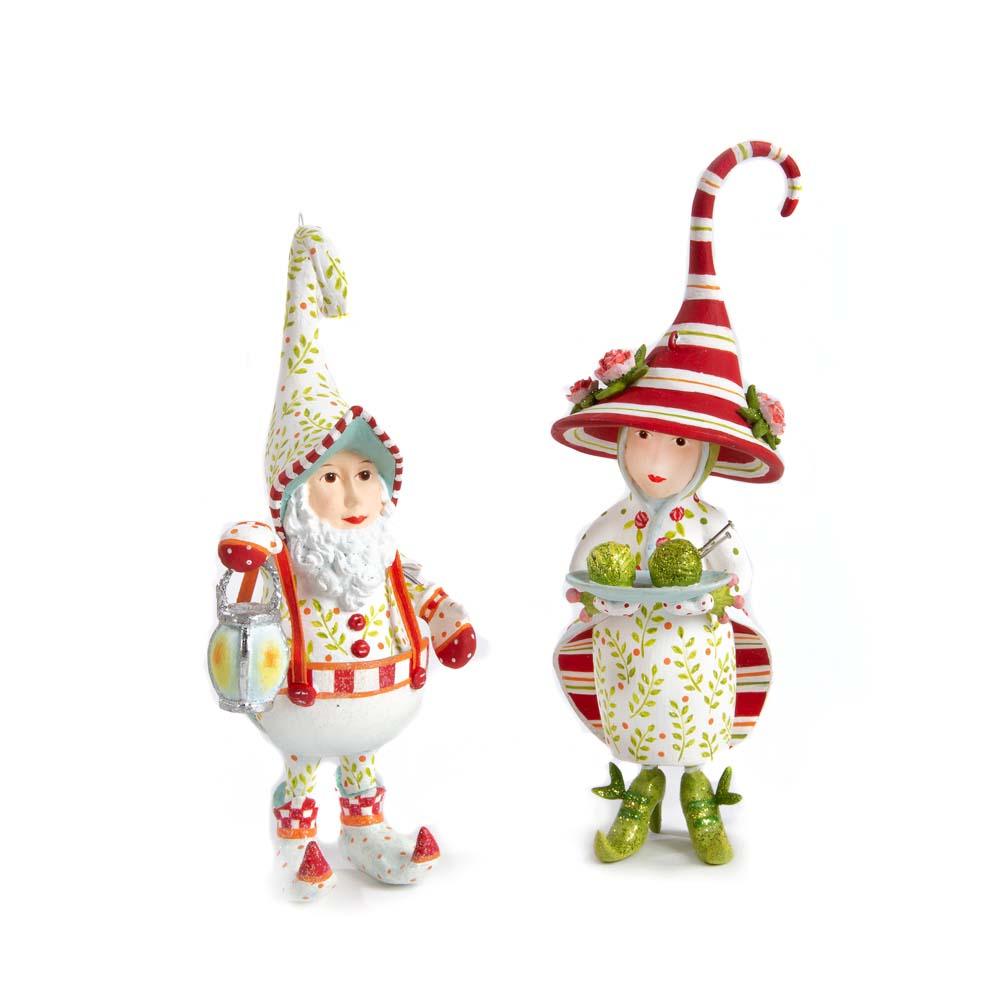 Dash Away Mrs. Santa's Elf Ornament by Patience Brewster-2