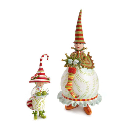 Dash Away Mrs. Santa's Elf Ornament by Patience Brewster-3