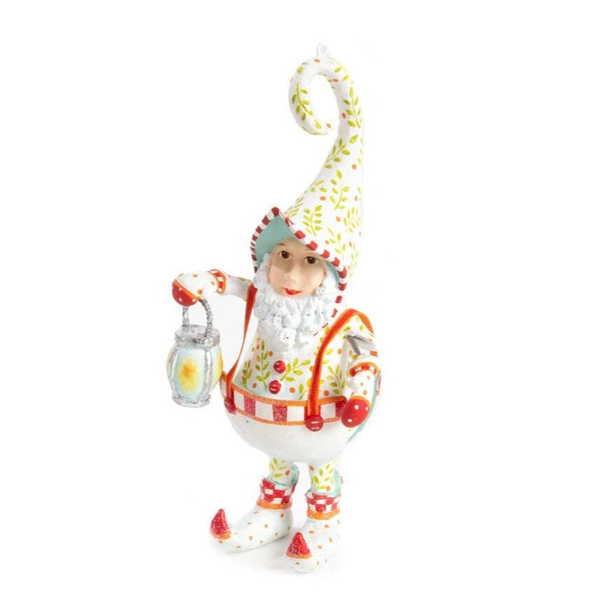 Dash Away Santa's Lantern Elf Ornament by Patience Brewster-0
