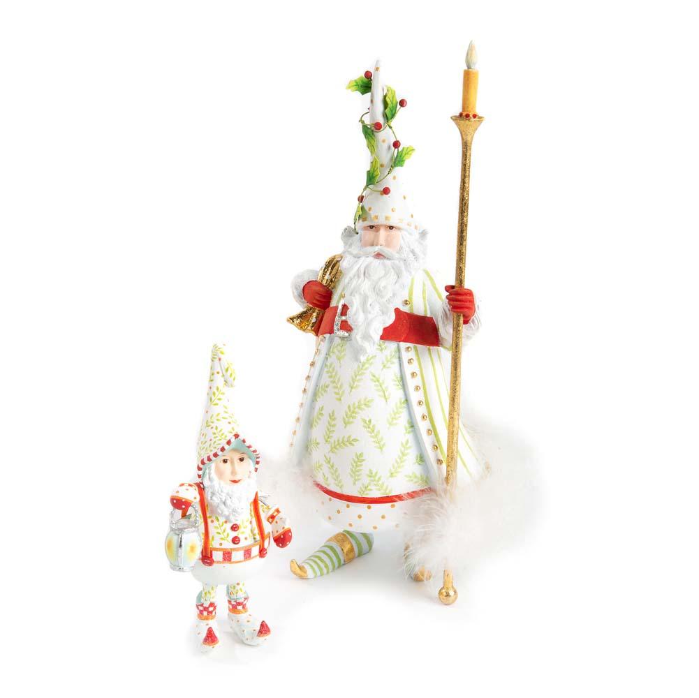 Dash Away Santa's Lantern Elf Ornament by Patience Brewster-3