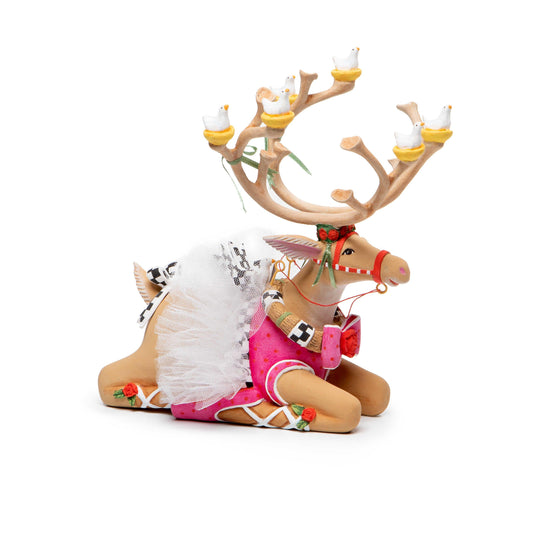 Dash Away Sitting Dancer Reindeer Figure by Patience Brewster-0