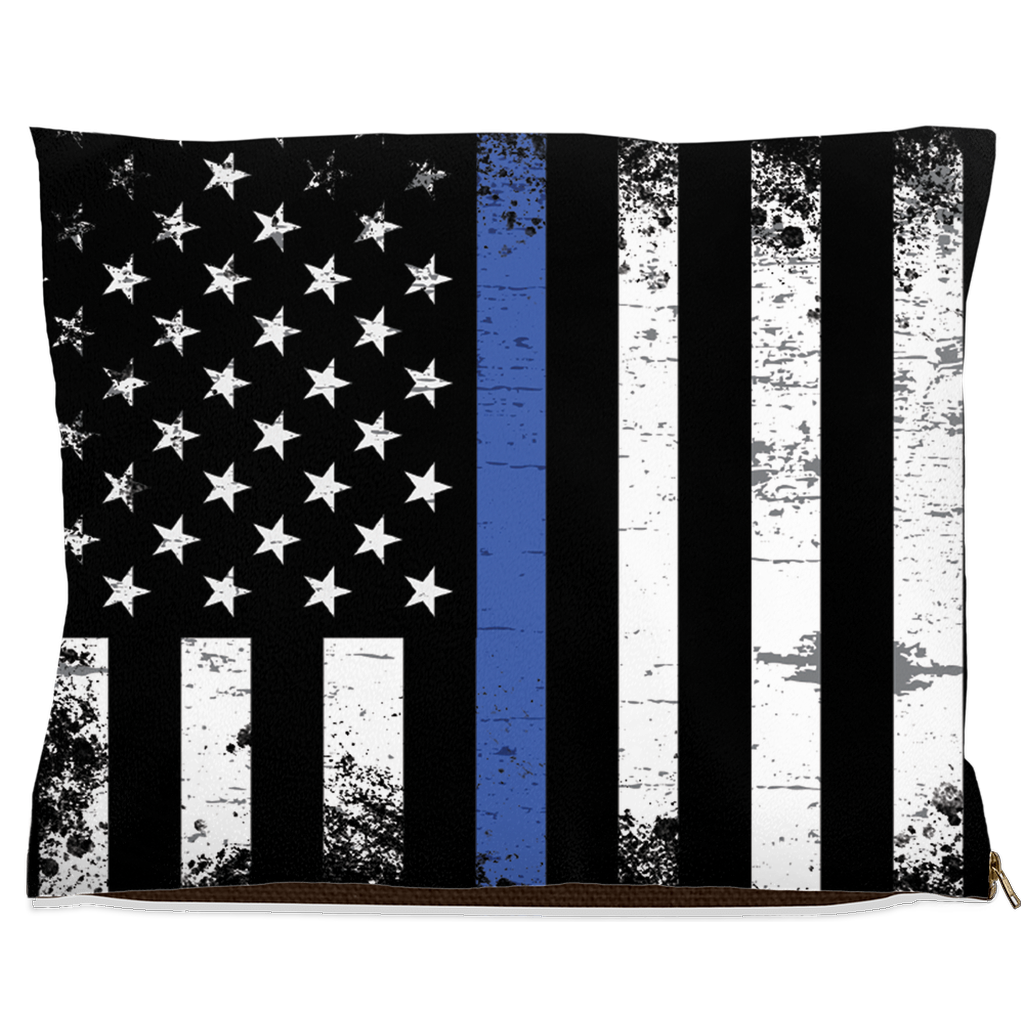 Thin Blue Line Dog Bed-5