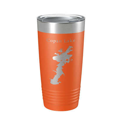 Copan Lake Map Tumbler Travel Mug Insulated Laser Engraved Coffee Cup Oklahoma 20 oz-17