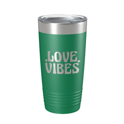 Love Vibes Tumbler Valentine's Day Travel Mug Gift Insulated Laser Engraved Coffee Cup 20 oz-9