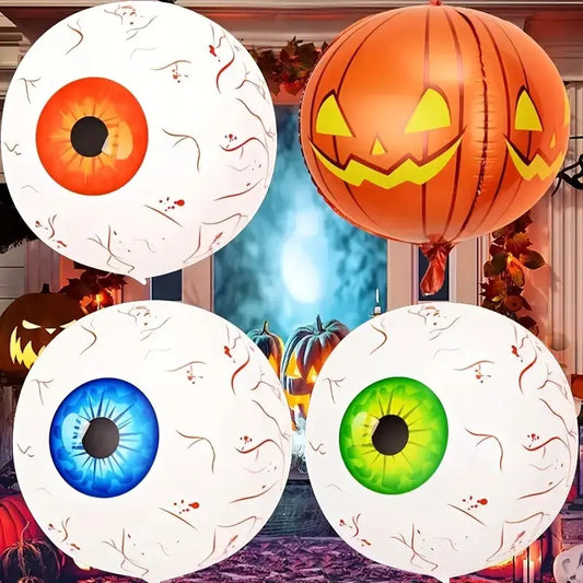 Scary Eyeball Balloons for Day of the Dead Decor