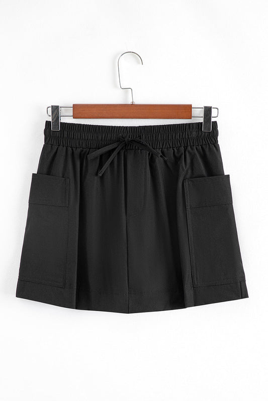 Kiera Elastic Waist Pocket Active Skort-0