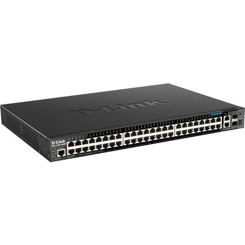 D-Link DGS-1520-52MP Riadený L3 Gigabit Ethernet (10/100/1000) Podpora napájania cez Ethernet (PoE) 1U Čierna (DGS-1520-52MP/E)-0