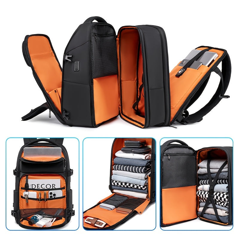 NNETM Men's Laptop Backpack Business Travel Bag-2