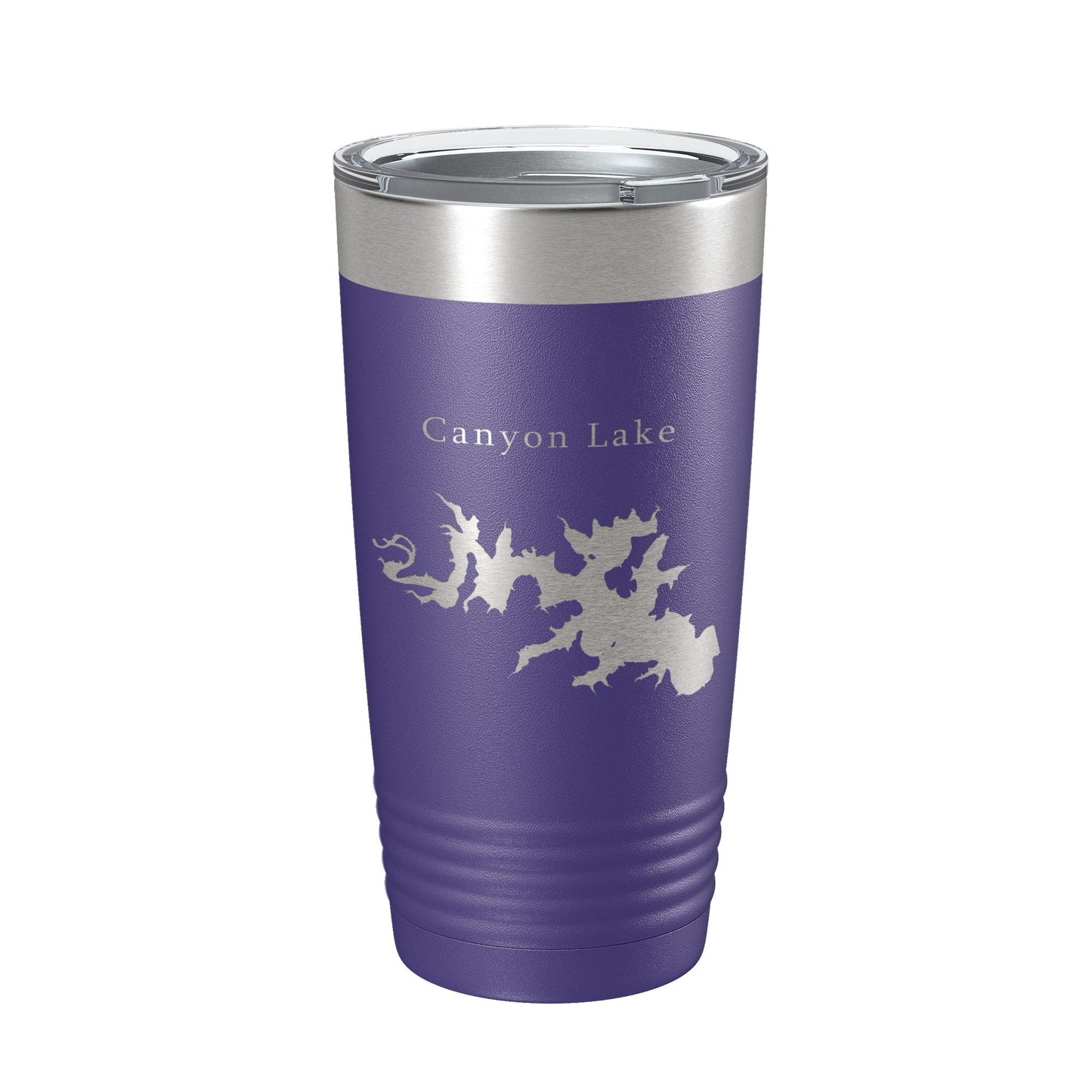 Canyon Lake Map Tumbler Travel Mug Insulated Laser Engraved Coffee Cup Texas 20 oz-15