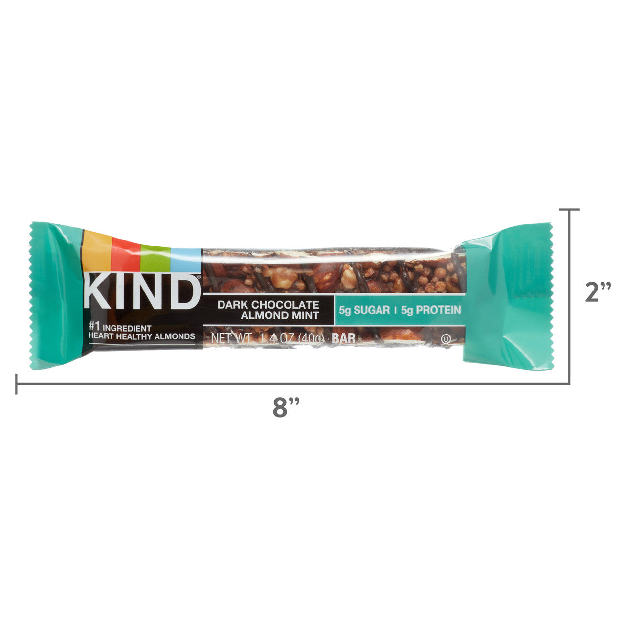 Kind Dark Chocolate Almond Mint Bars (12x1.4 OZ)-10