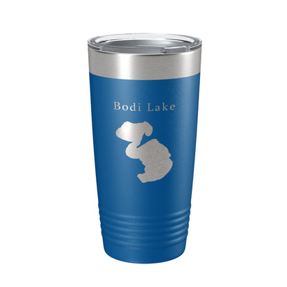 Bodi Lake Map Tumbler Travel Mug Insulated Laser Engraved Coffee Cup Michigan 20 oz-6
