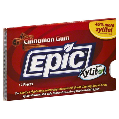 Epic Dental Xylitol Gum Cinn (12x12 CT)-0