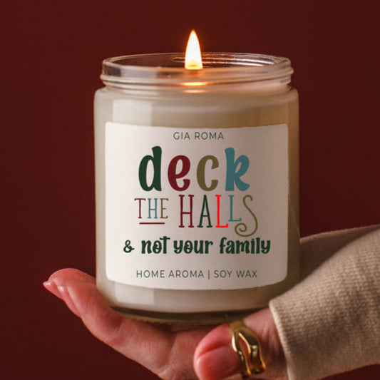Deck The Halls Candle-0
