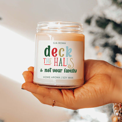 Deck The Halls Candle-3