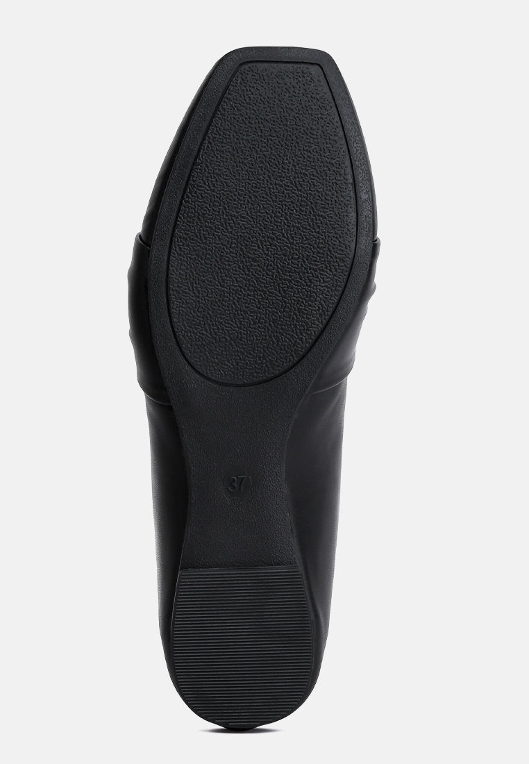 Denali Recycled Faux Leather Flat Loafers-2