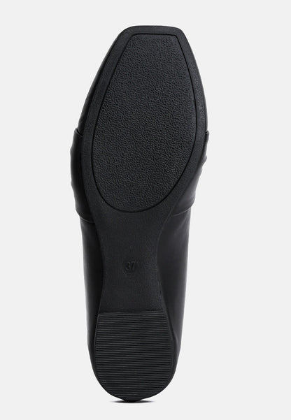 Denali Recycled Faux Leather Flat Loafers-2