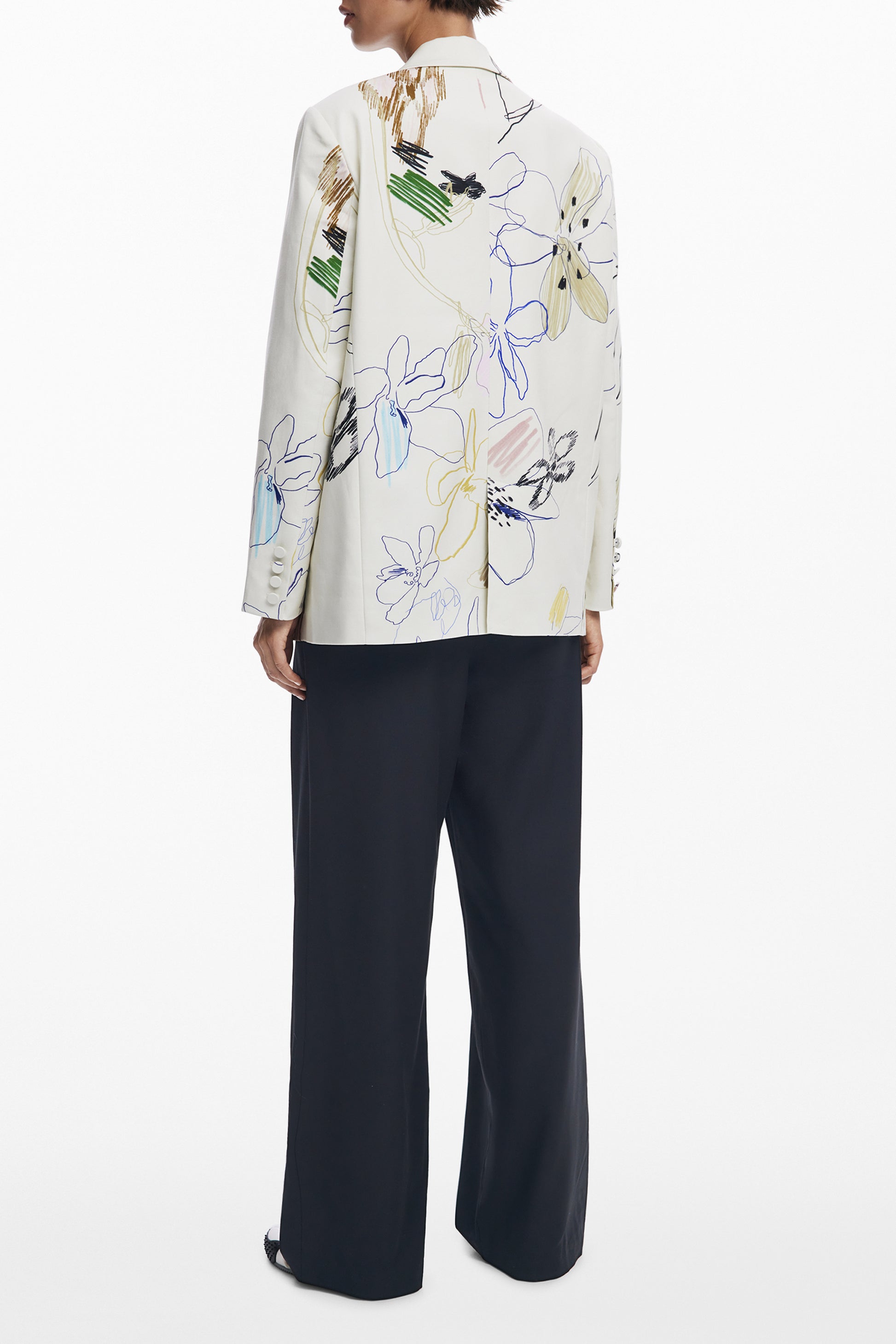 DESIGUAL CLASSIC WOMEN'S WHITE JACKET-1