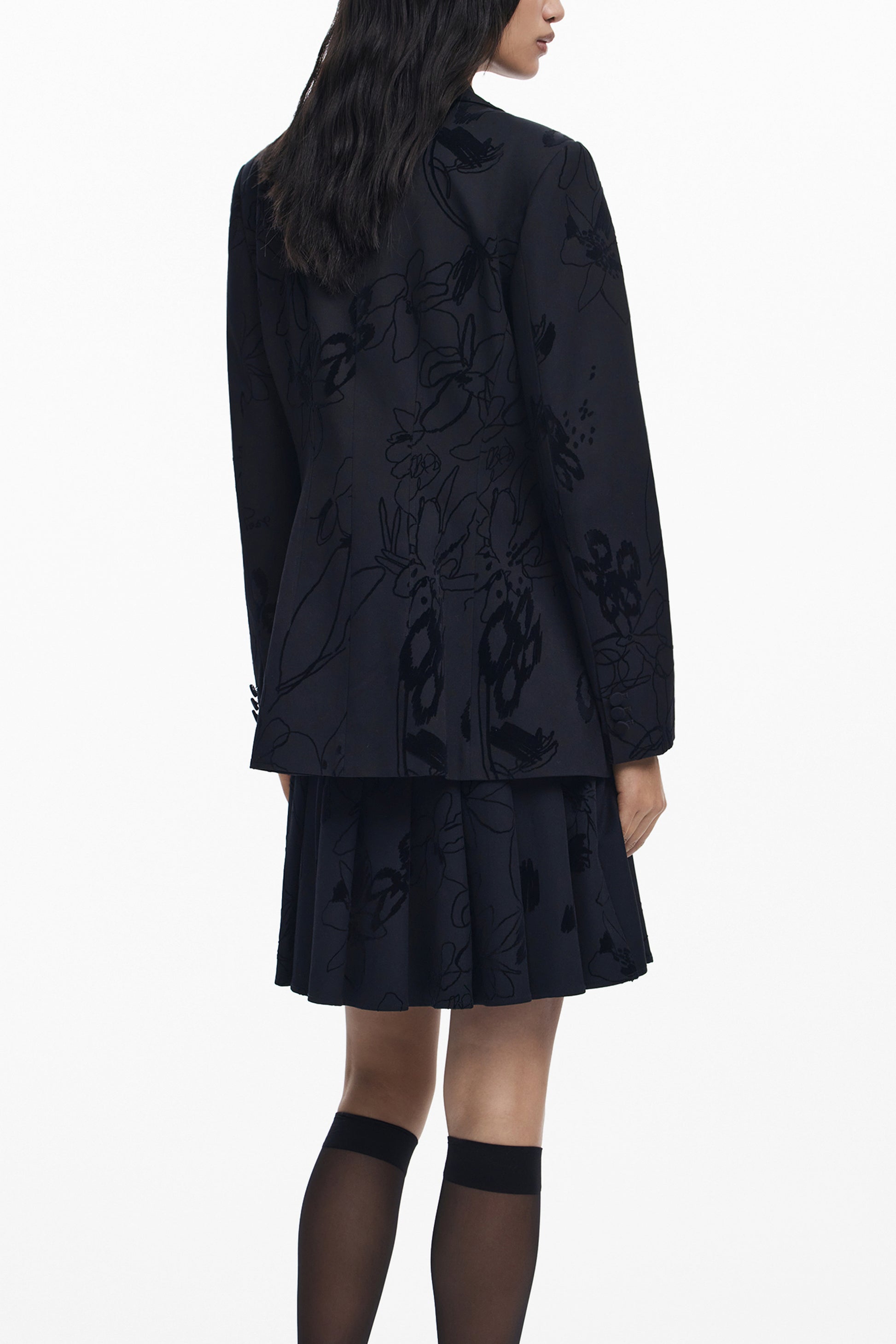 DESIGUAL CLASSIC WOMEN'S BLACK JACKET-1